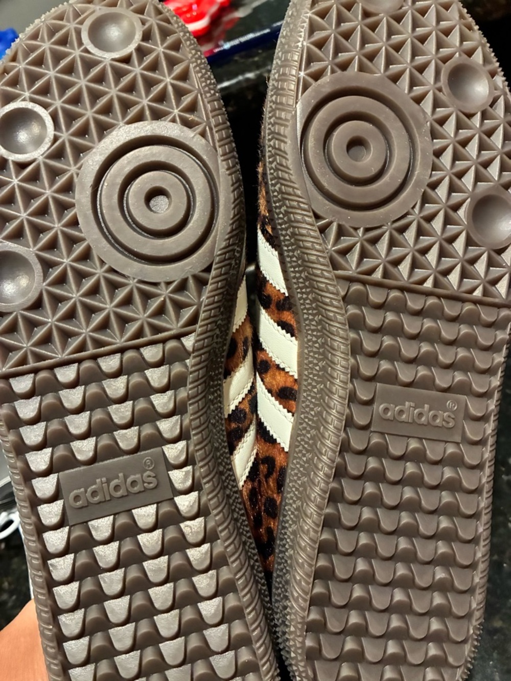 NWT Adidas Samba OG Leopard print pony hair sneakers - Picture 5 of 5